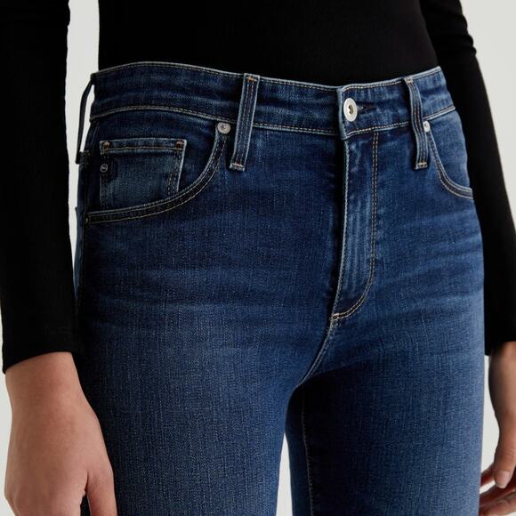 AG Farrah Skinny Jeans 28R Dark Wash Contour 360 High Rise Stretch Denim - Picture 11 of 11